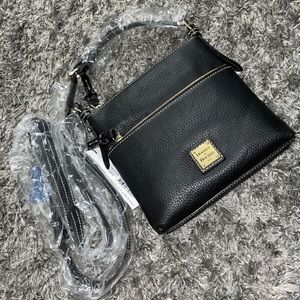 Dooney & Bourke Pebble Leather Letter Carrier